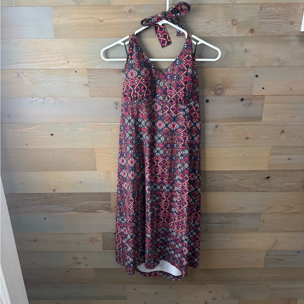 Krimson Klover Multicolor Geometric Dress